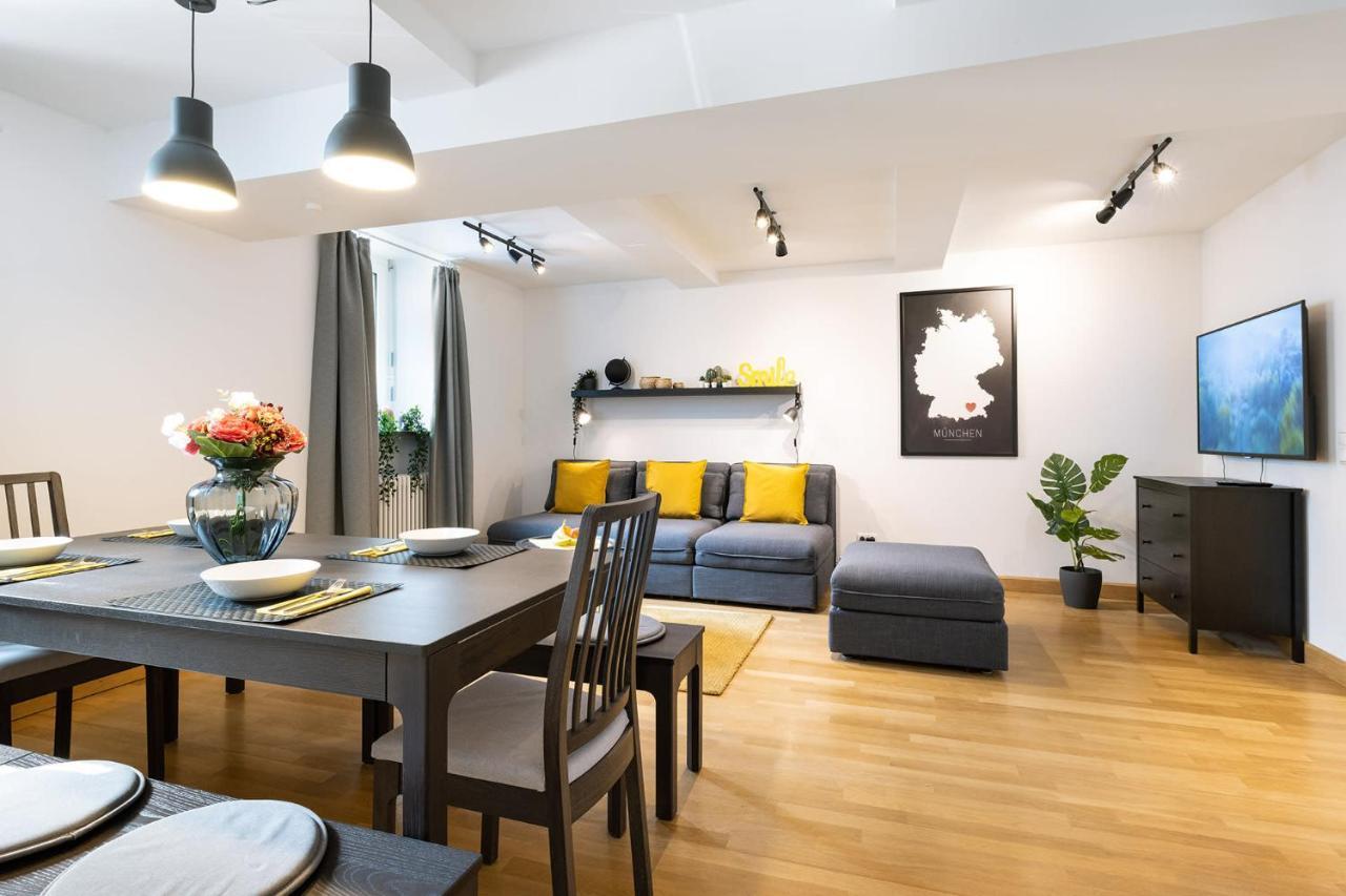 Marienplatz Apartment 2 Bedrooms Living Room Kitchen München Exterior foto